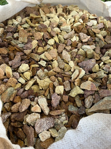 Златолит персиковый декоративная каменная крошка купить в Можайску