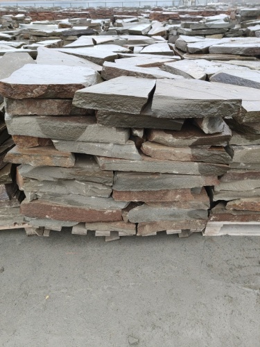 Плитняк песчаник серо-зелёный для мощения 60-65 мм купить в Можайску